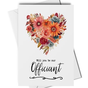 Serez-vous notre célébrant, carte nous épouserez-vous, proposition de célébrant, cartes de mariage