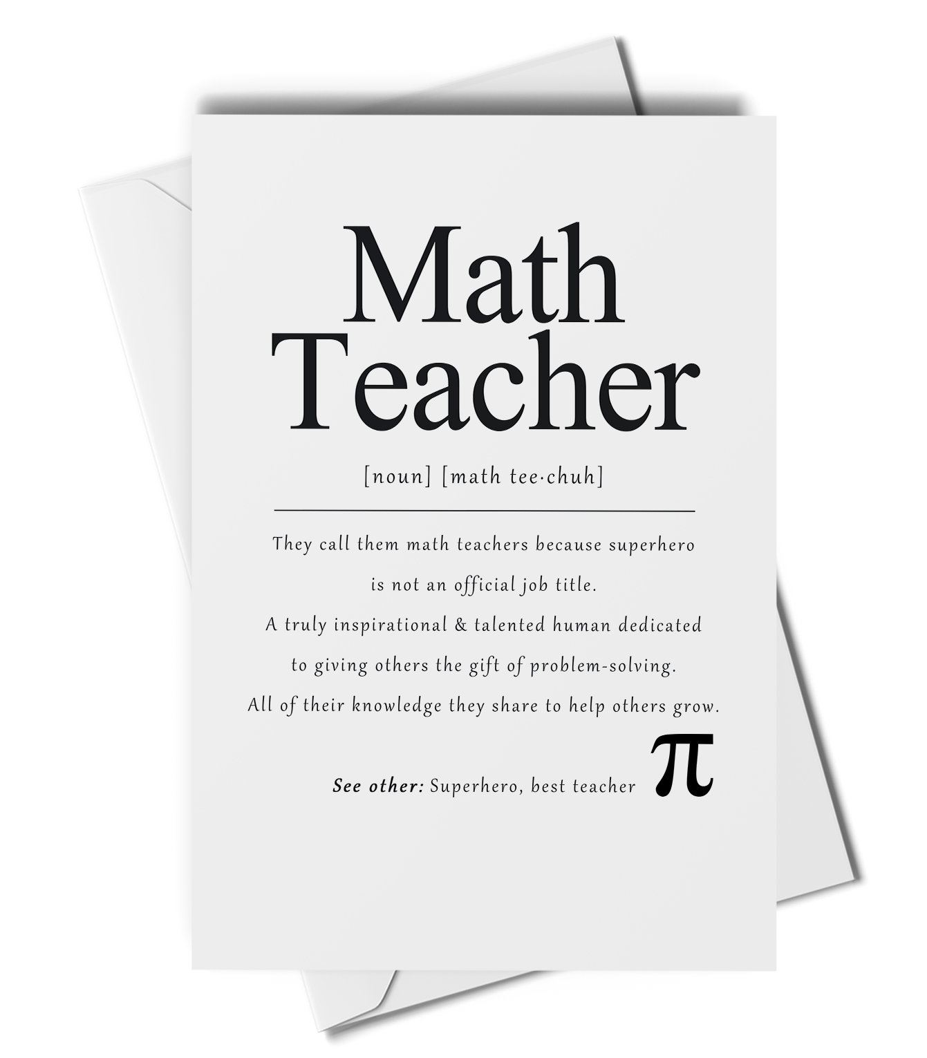 Goodbye Cards For Math Teachers