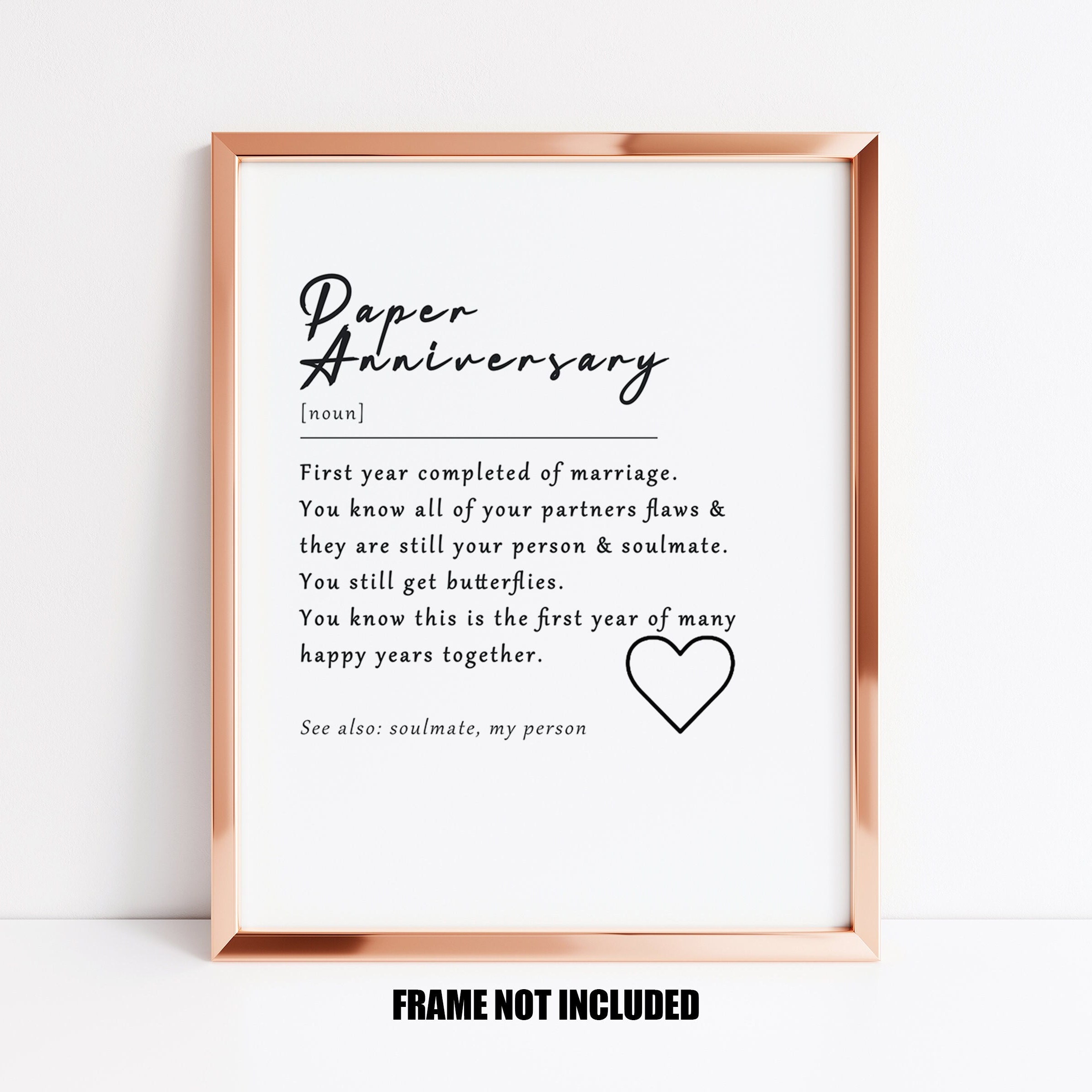 STOFINITY 1 Year Anniversary Wooden Gifts For Boyfriend Girlfriends - One Year Anniversary Wood Gifts For Him Her, First Dating Gift For Couple, 1st Wedding Gift For Husband Wife