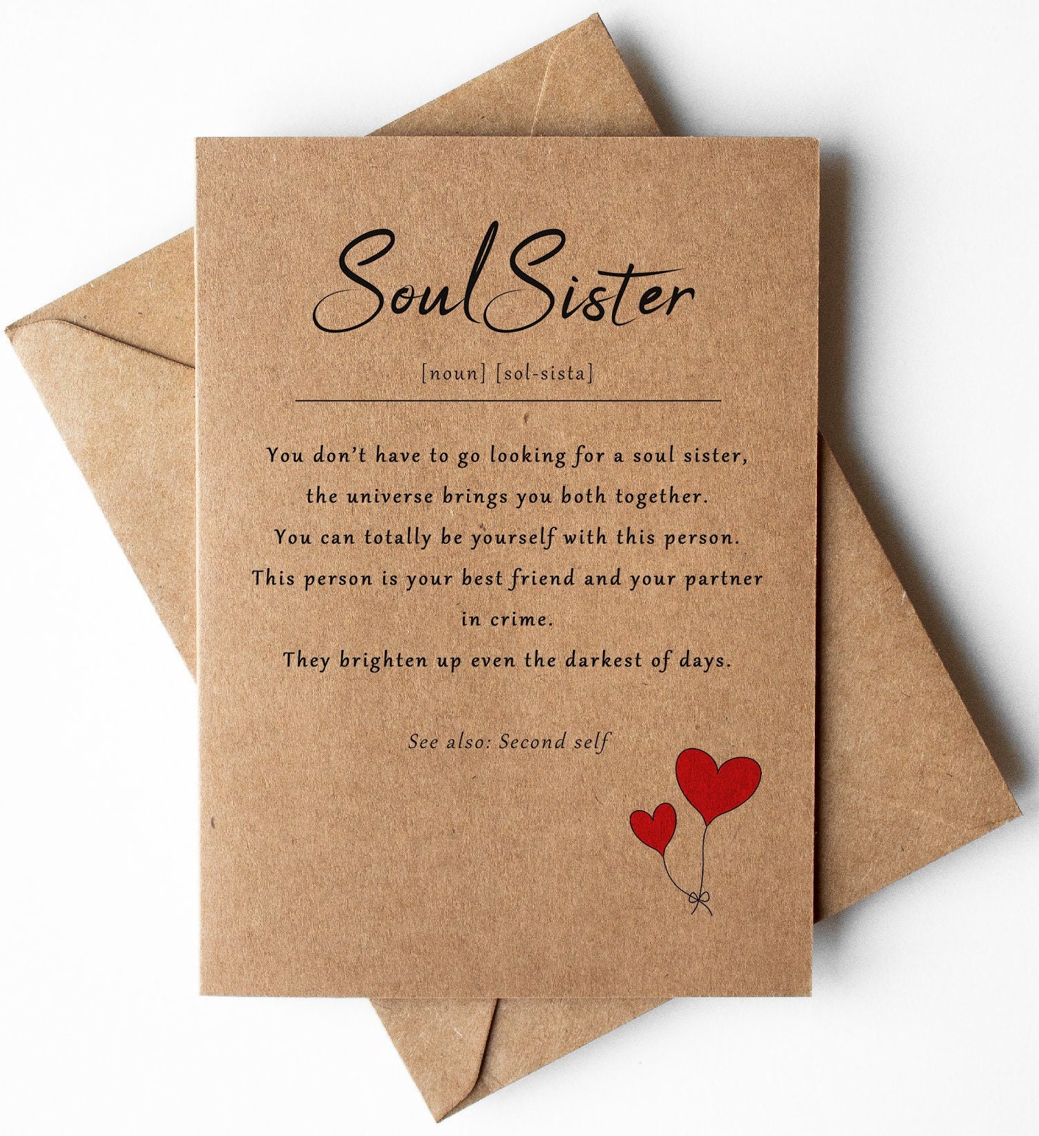 Soul Sister Definition Card, Card for Best Friend, Card for Bestie, Sister From Another Mister Card, Gift for Friend, Bridesmaid Card - Etsy Soul Sister Definition Card, Card for Best Friend, Card for Bestie, Sister From Another Mister Card, Gift for Friend, Bridesmaid Card - Etsy