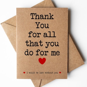 Merci pour tout ce que vous faites pour moi, merci maman pour la fête des mères, merci carte de meilleur ami, merci d'avoir été là, merci papa
