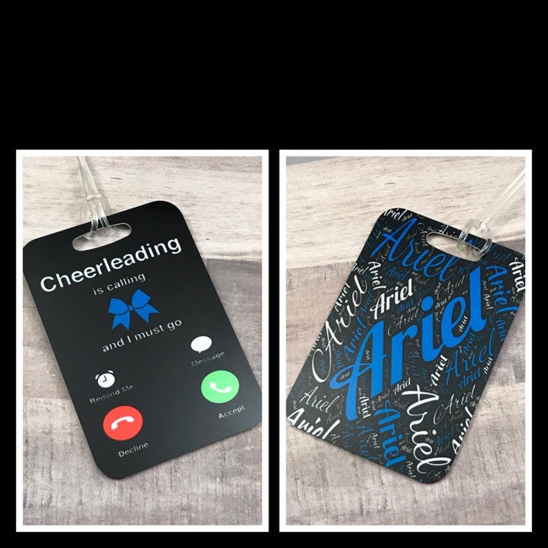 Custom Luggage Tag Custom Metal Double Sided Bag / Luggage Etsy