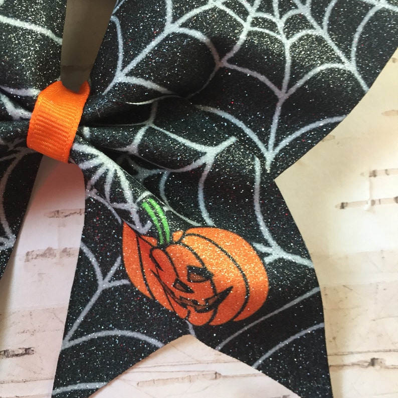 Halloween Bow Scary bow Halloween Costume Cheer Bow Girly Etsy