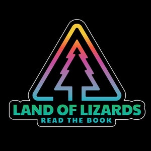 PHISH Land of Lizards sticker