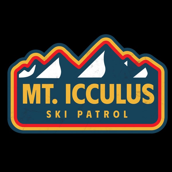 Phish Mt Icculus Ski Patrol Sticker