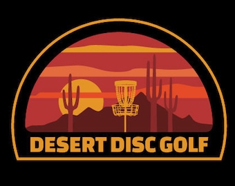 Desert Disc Golf  sticker