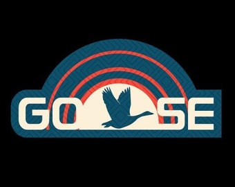 Goose Flying Sticker