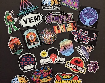 Sticker 5 pack- Any from shop- your pick!