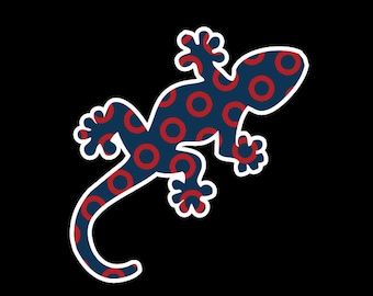 Phish Lizard Donut Sticker