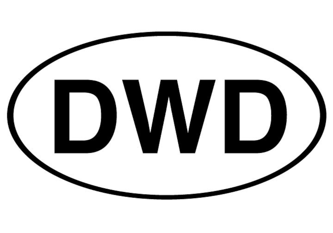 DWD Oval Sticker - Etsy