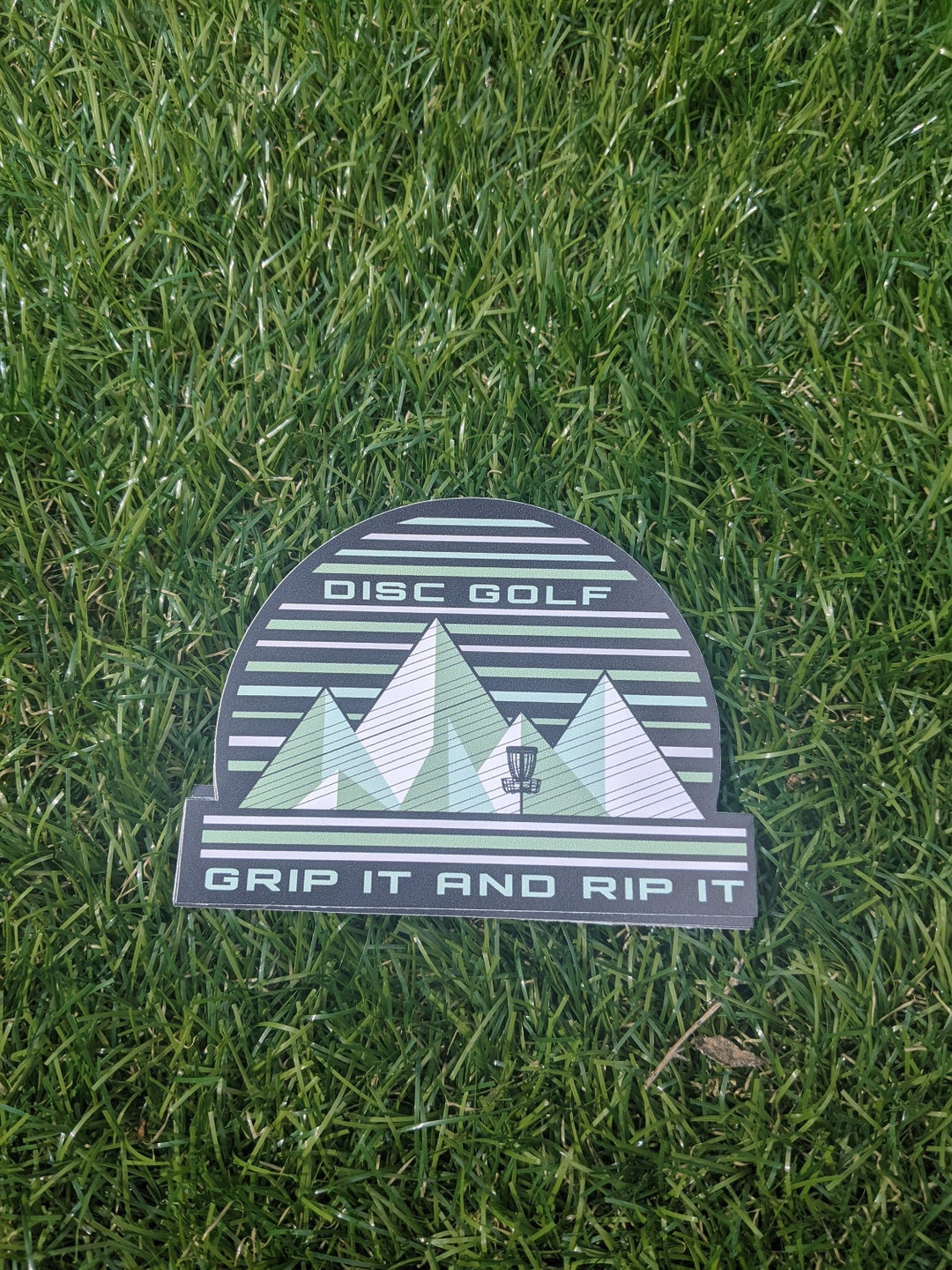 Grip It and Rip It Disc Golf Sticker Etsy UK