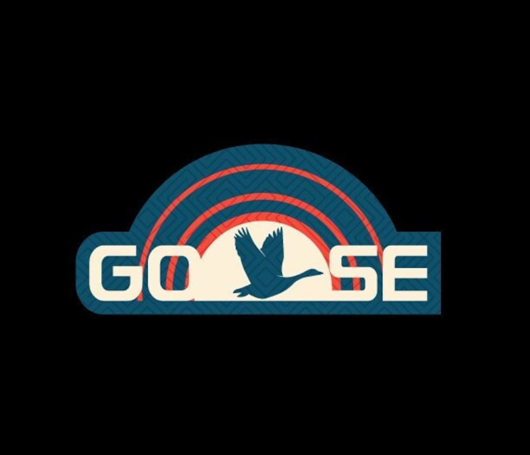 Goose Flight Sticker Goose Flying Sticker - Etsy