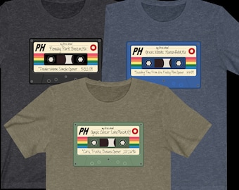 CUSTOM Phish First Show Tape Shirt