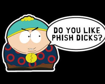 Phish cartman donut Dicks Sticker 3.5 in x 5 in