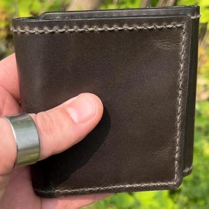 Irisches Zinn Portemonnaie aus Leder