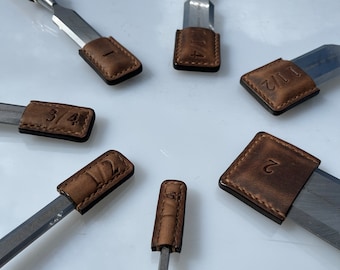 Mojave Desert Heritage Leather Chisel Guards