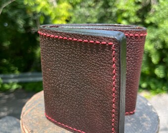 Brazil Rock Salt Heritage Leather Trifold Wallet