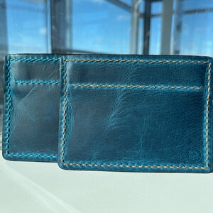 Pochettes en cuir Hunter Navy Heritage (porte-monnaie)
