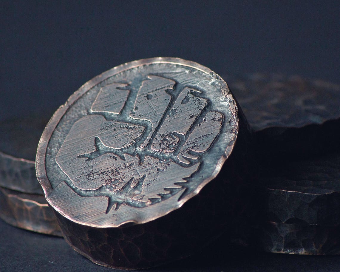 Double Sided Thick Star Wars & Superhero Copper Coins Etsy Canada