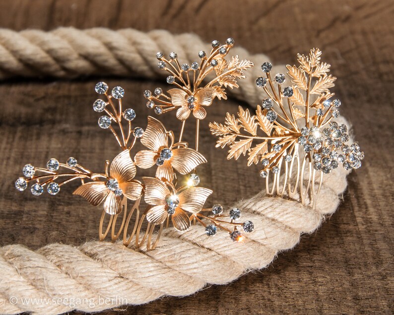 rhinestone comb Fork Bridal Hair Jewelry Headpiece Hair Accessories Woodland Wedding Bridal Hair Comb Vintage Wedding Boho Bride