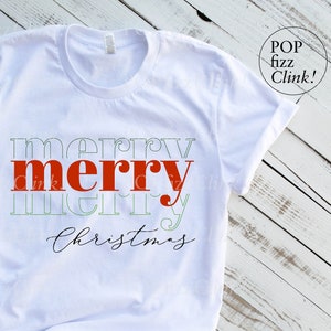 Merry merry merry christmas svg, Christmas shirt svg, Retro christmas svg, Merry christmas png, Christmas shirt svg