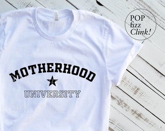 Motherhood University svg, Motherhood university shirt cut file, Motherhood svg, Mama shirt svg, Mom life Svg, Motherhood sweatshirt svg