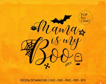 Maman est mon boo svg, Costume d’halloween pour enfants svg, Chemise d’halloween mignonne svg, Chemise d’halloween filles garçons svg, Trick or treat svg