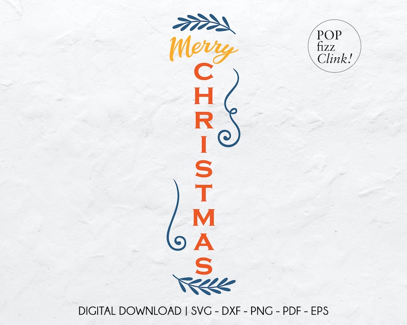 Download Merry Christmas vertical sign svg Farmhouse Christmas sign ...