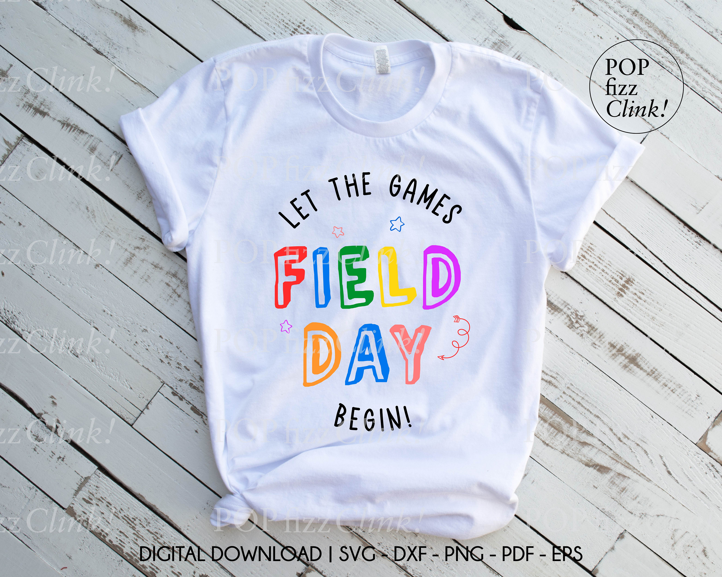 Let The Games Begin SVG, Field Day SVG, Funny Field Day SVG