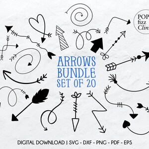 Pfeile svg Bundle, Handgezeichnete Pfeile svg, Cute Arrows svg, Pfeil Bundle, Pfeil Clipart, Herzen und Pfeile svg, Pfeil Vektor