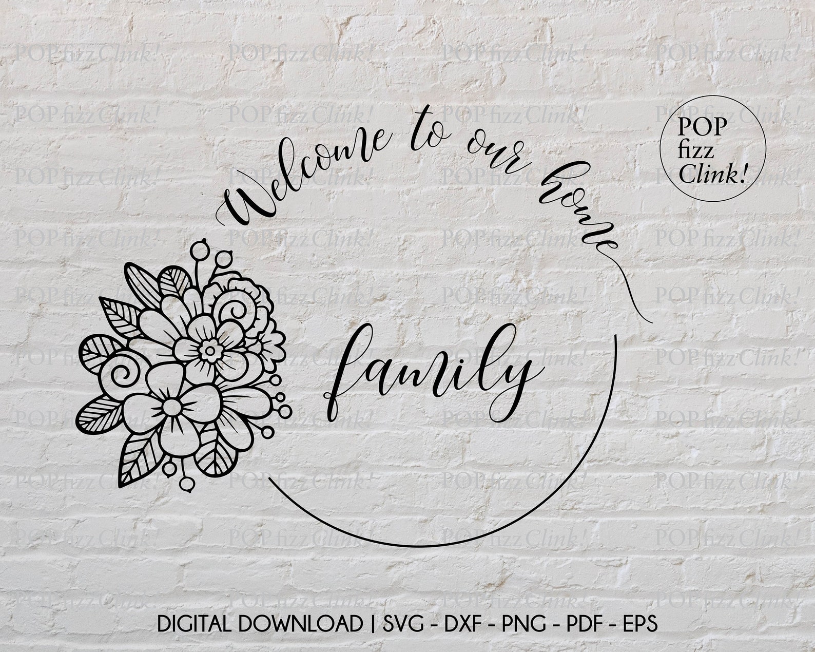 Welcome to Our Home Svg, Family Name Svg, Last Name Svg, Established ...