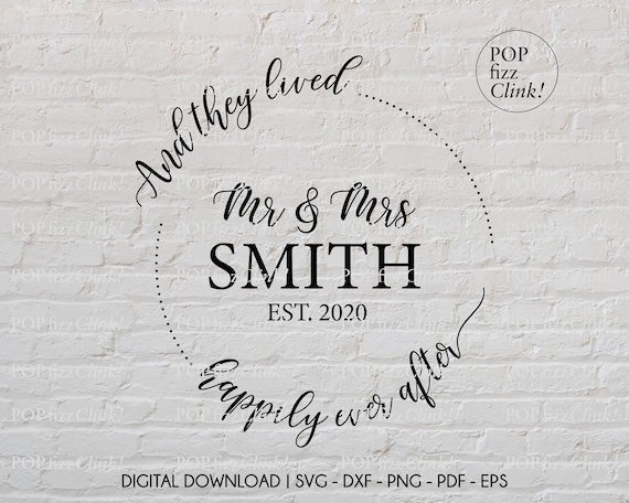 Download Mr And Mrs Wreath Svg Family Name Svg Established Svg Last Etsy