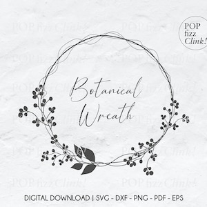 Laurel wreath design, Botanical wreath png, Hand drawn wreath clipart, Wedding circle leaf border png, Decorative floral frame png