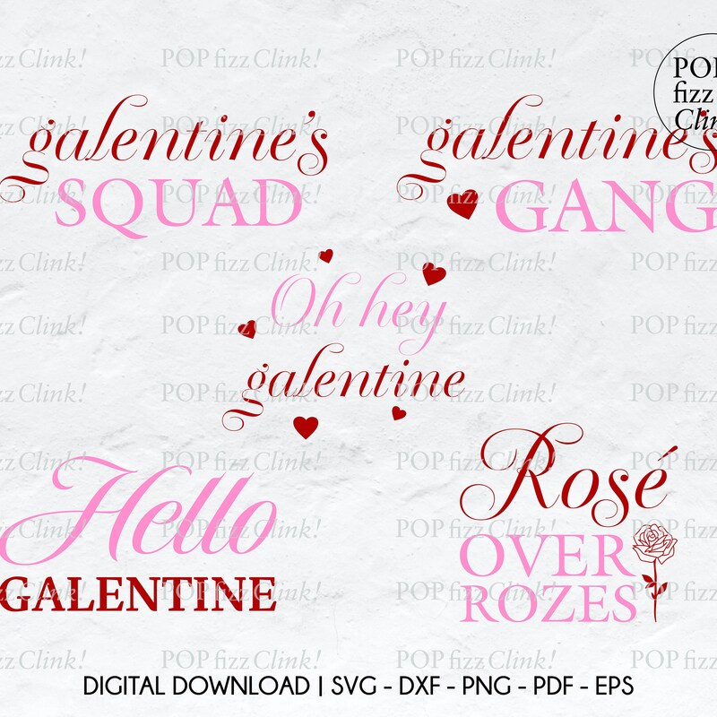 Galentines Day Svg - Etsy