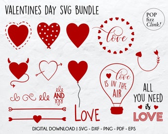 Hand drawn valentines day hearts and elements, Valentines day svg, Valentines day clipart, Heart vectors, All you need is love svg