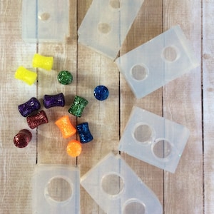 Resin Ear Gauges - Customized Ear Gauges - Personalized Ear Gauges - Design Your Own Gauges/Ear Plugs