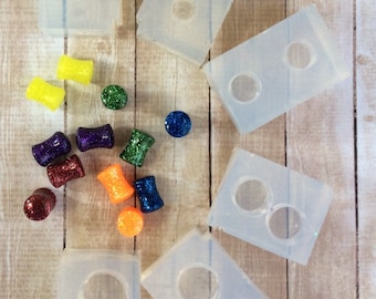 Resin Ear Gauges - Customized Ear Gauges - Personalized Ear Gauges - Design Your Own Gauges/Ear Plugs