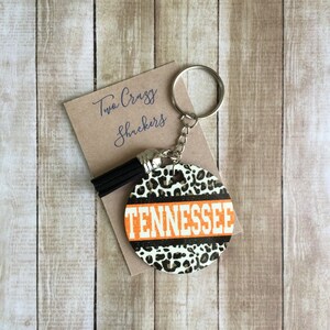 Tennessee Keychain - Tennessee Orange Double Sided Keychain