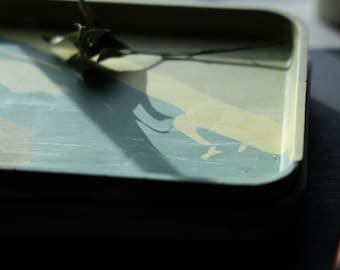 Handmade Eco-Resin Display Tray (Rectangular with Rounded Edge)