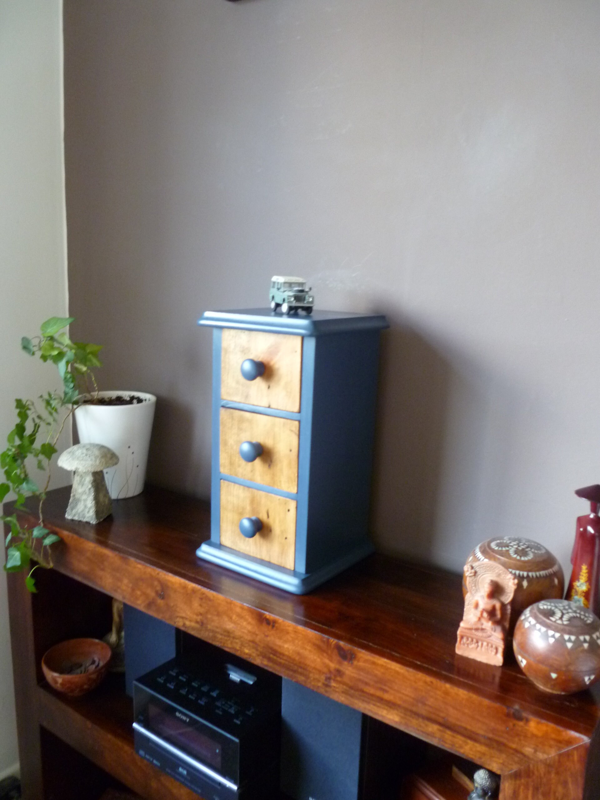 Mini drawer unit with 3 drawers Repurposed from an old CD Rack | Etsy