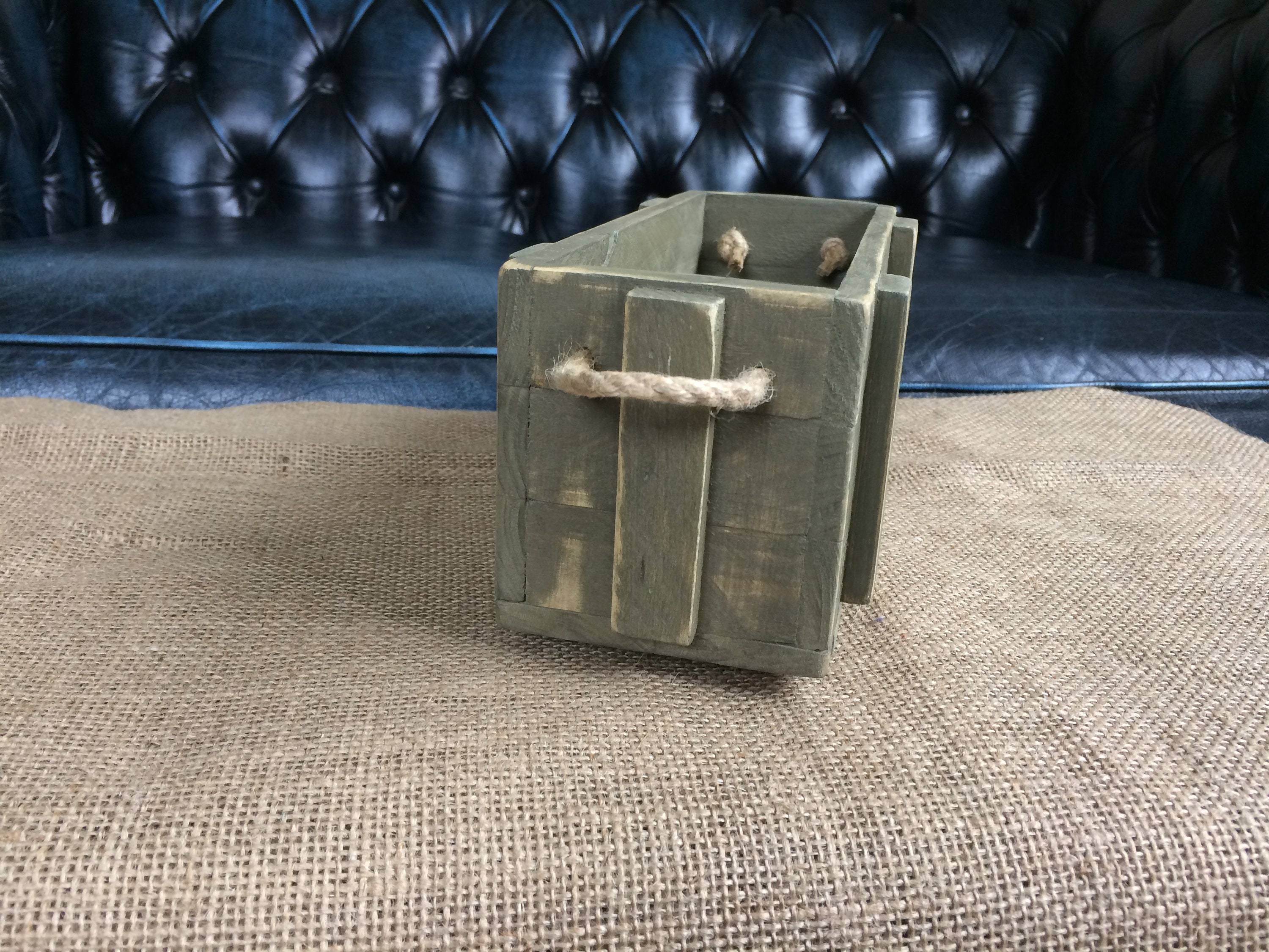 Reclaimed Wood Desk Tidy Desk Organiser Pen Holder Miniature Etsy