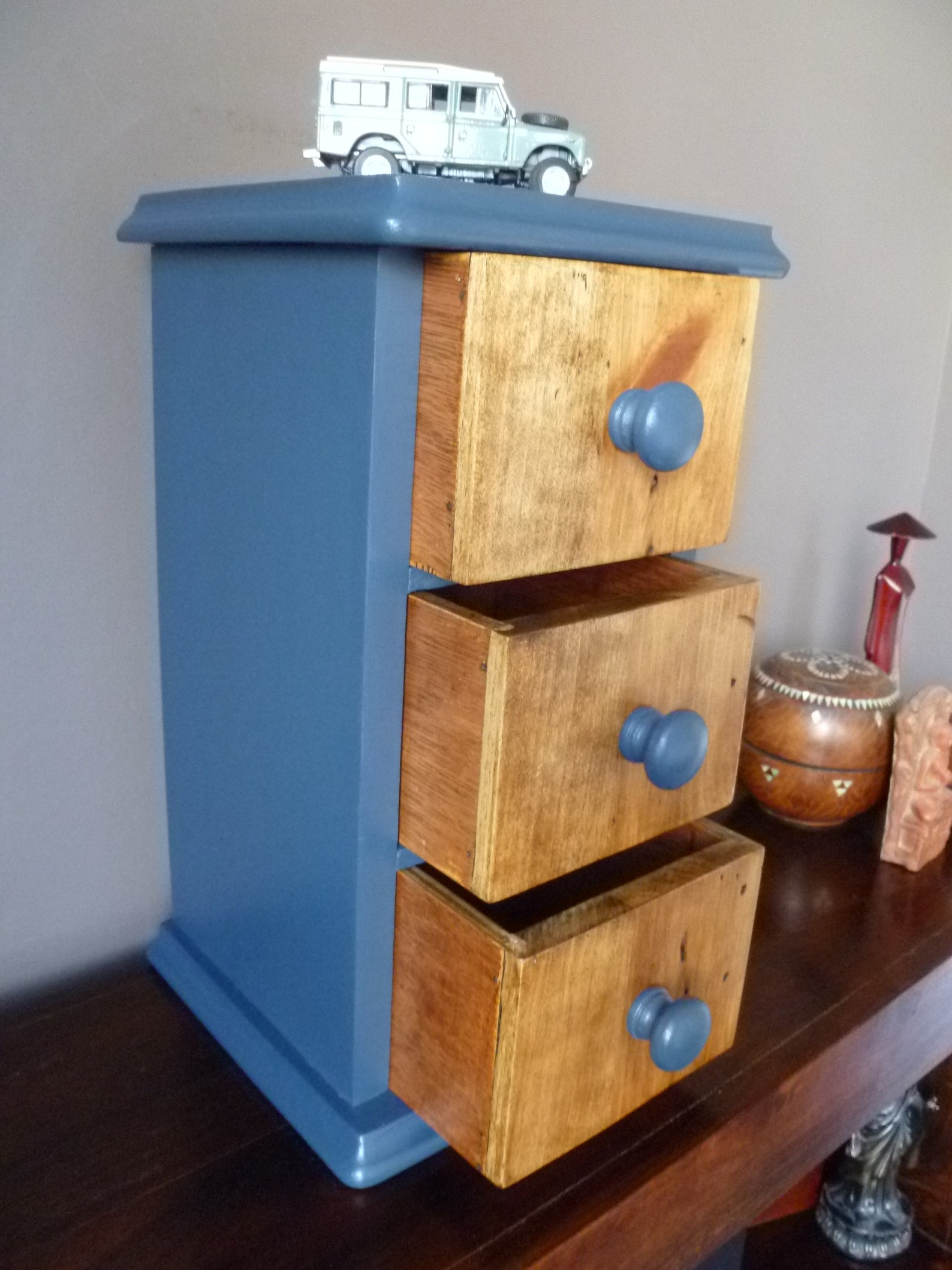 Mini drawer unit with 3 drawers Repurposed from an old CD Rack | Etsy