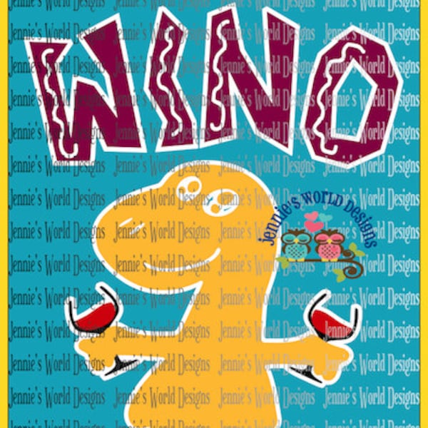 Wino - Saur Winosaur SVG Cutable File
