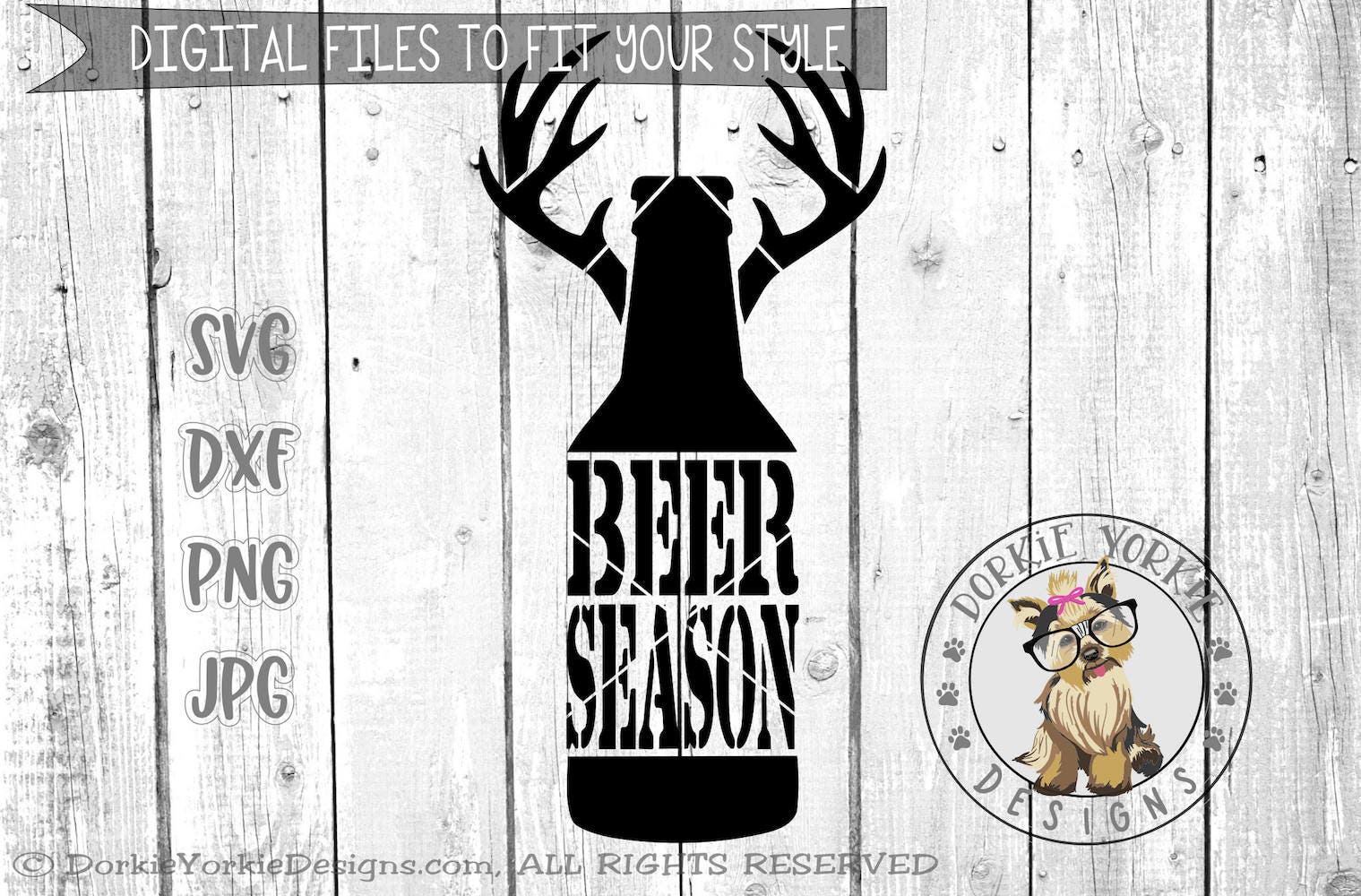 The Original Beer Deer Season -svg, dxf, png, jpg - Hunting, Cricut, Cameo,...