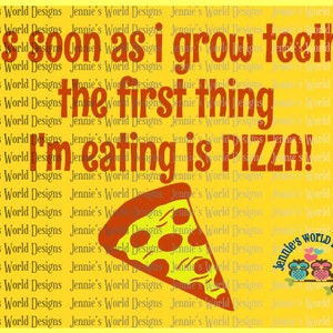 Como crecer los dientes de la PIZZA - archivo de corte de SVG