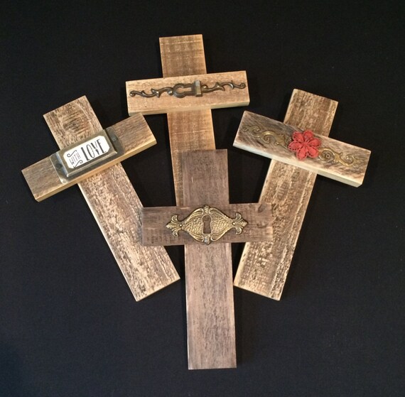 Crosseswooden Crosses Wood Crosswooden Craftcrosses Wall Etsy