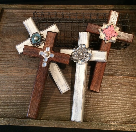Crosseswooden Crosses Wood Crosswooden Craftcrosses Wall Etsy