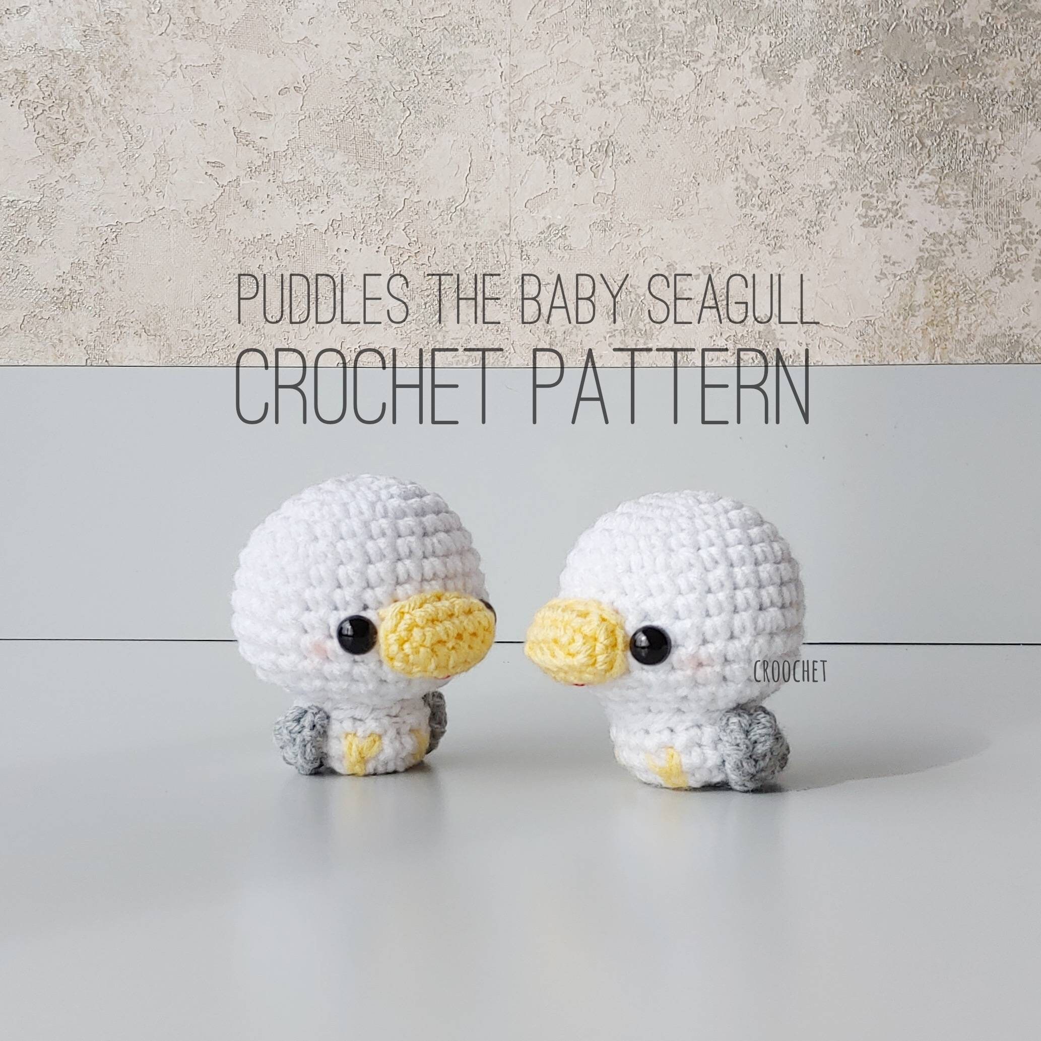 PATTERN ONLY Puddles the Baby Seagull Crochet Pattern Etsy Australia