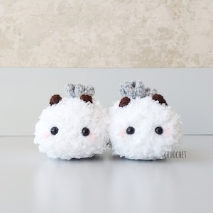 PATTERN ONLY Fluffy Sea Bunny, Sea Bunnies, Sea Slug, Jorunna parva, Cute Slug, Slug, Ocean, Nudibranch, Adorable Sea Slug, Bunny, Bunnies image 4