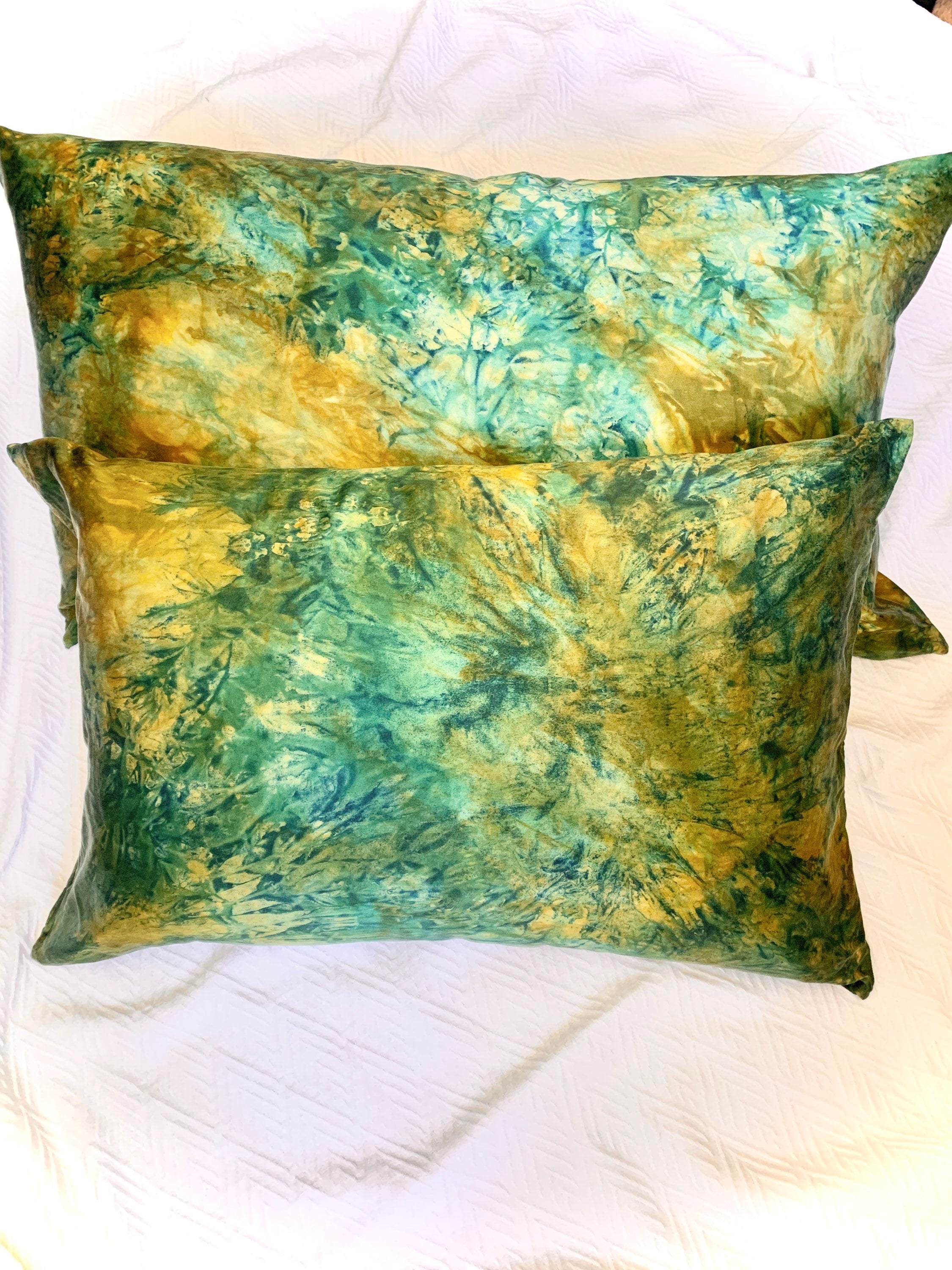 Silk Pillowcase Tie Dye Silk Pillowcase Bedding Antique Etsy